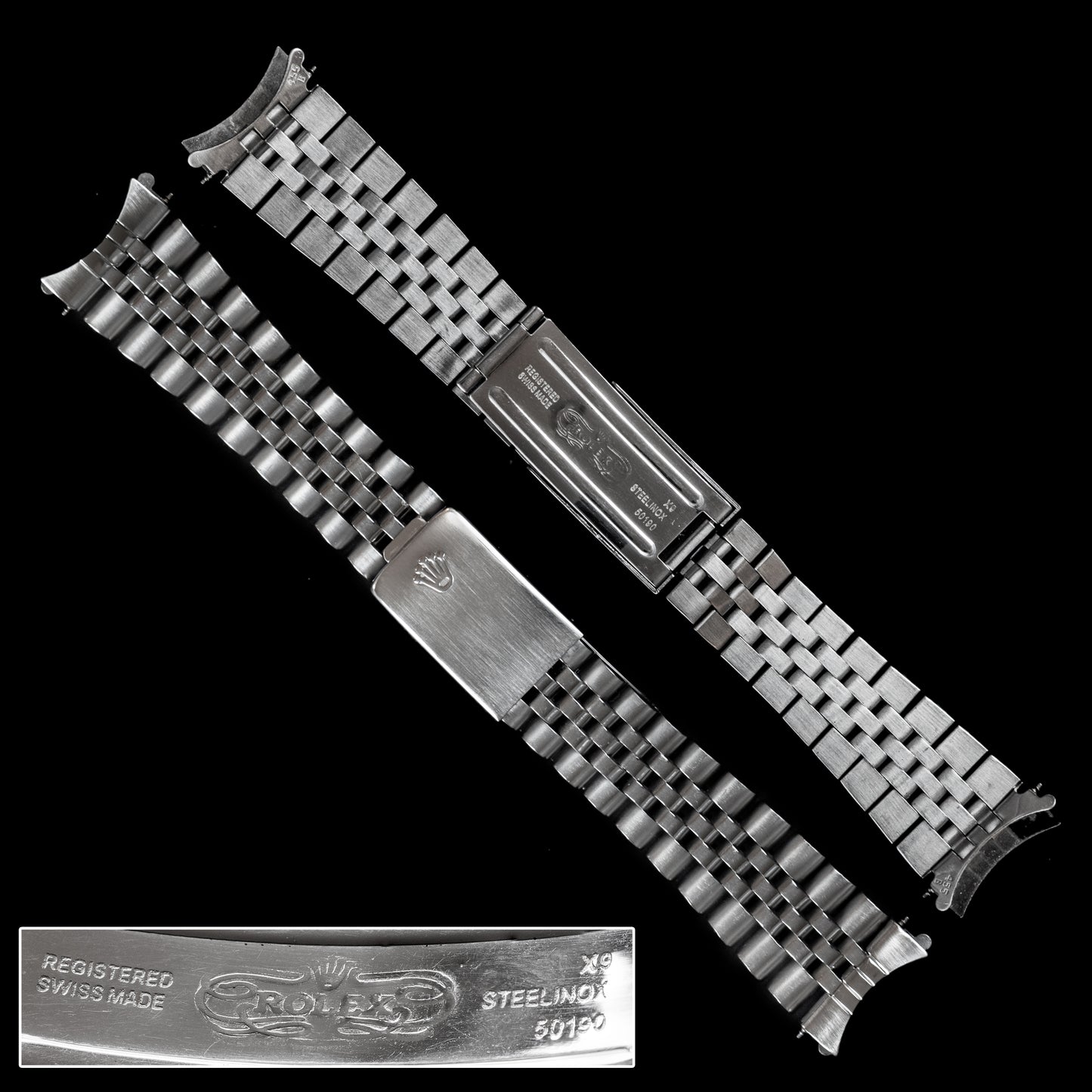 No. b2391 / Rolex Jubilee Bracelet - 1990s