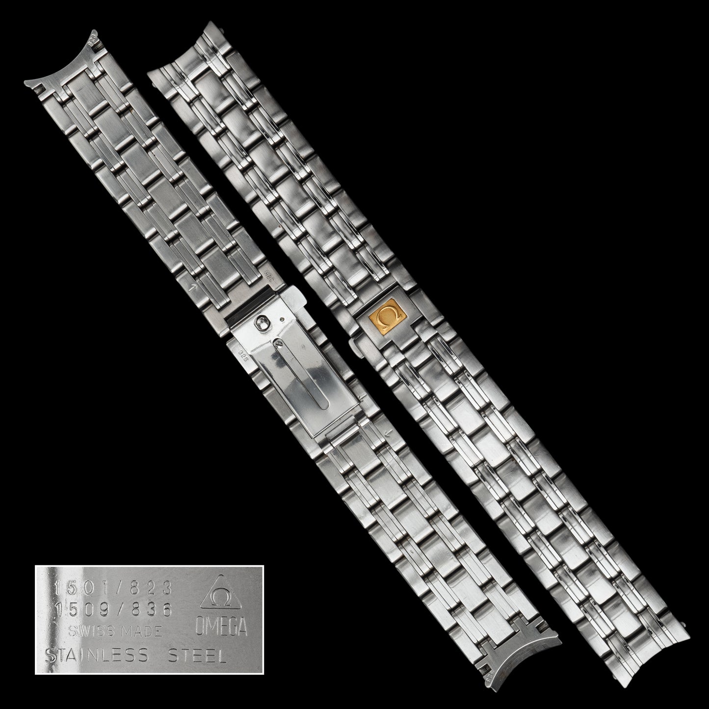 No. b7205 / Omega 18mm Professional Bracelet - 1990s