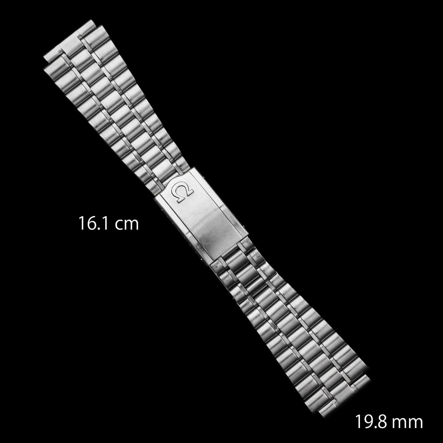 No. b7605 / Omega 20mm Bracelet - 1960s