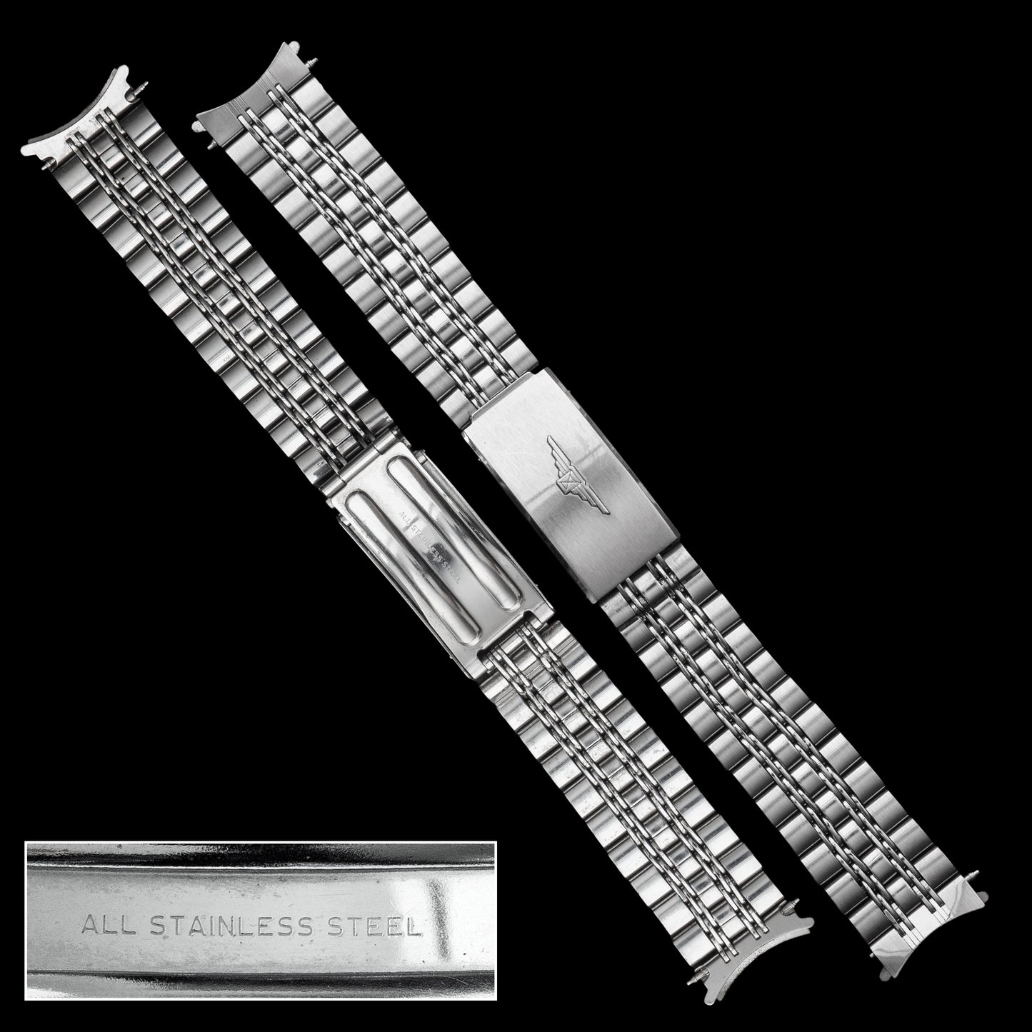 No. b7755 / Longines 18mm Bracelet -- 1960s