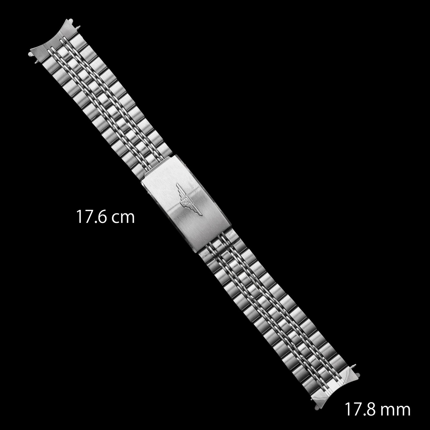 No. b7755 / Longines 18mm Bracelet -- 1960s