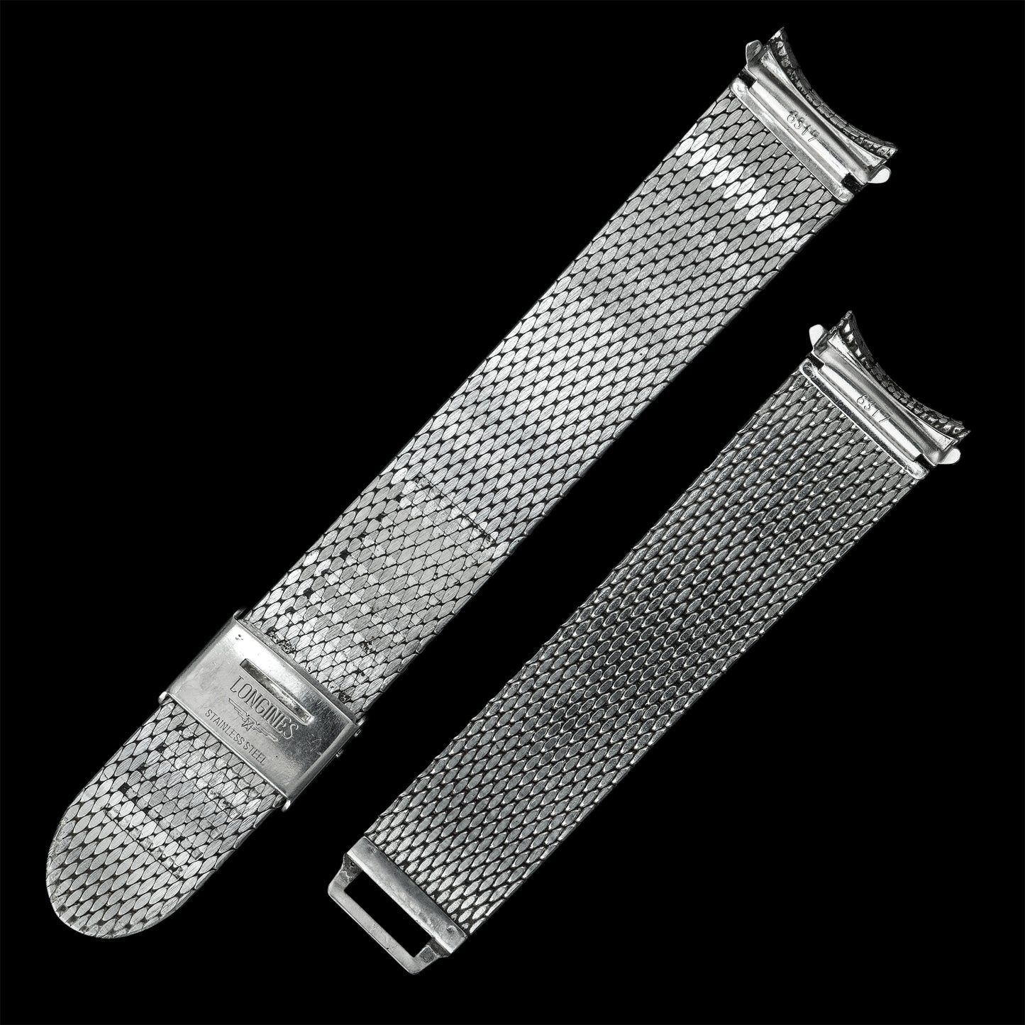 No. b8325 / Longines 18mm Mesh -- 1960s