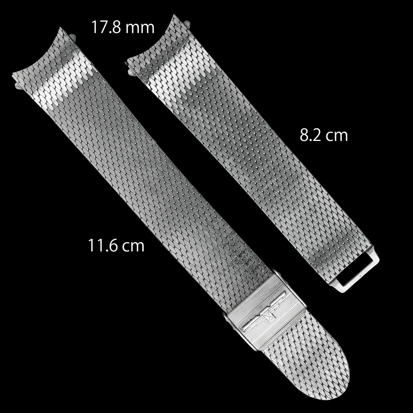 No. b8325 / Longines 18mm Mesh -- 1960s