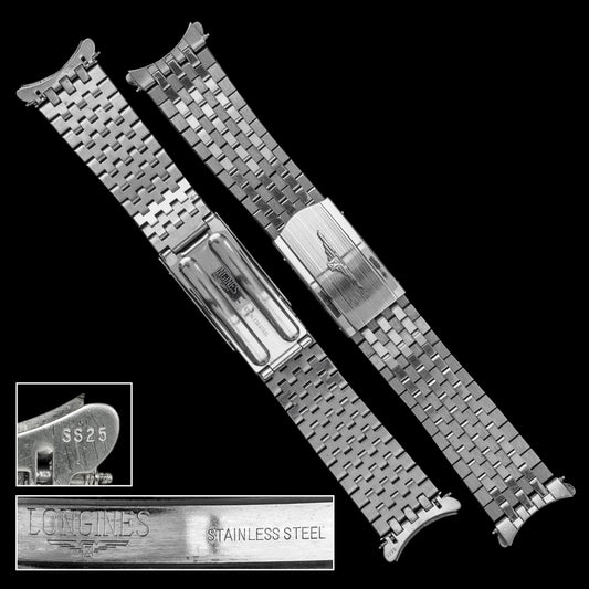 No. b8355 / Longines 19mm Bracelet -- 1960s