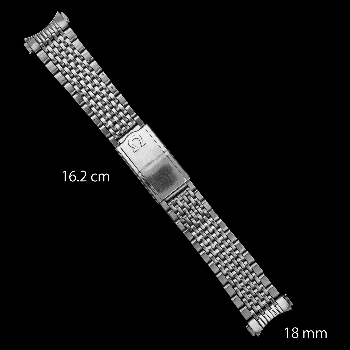 No. b8525 / Omega 18mm Bracelet - 1960s
