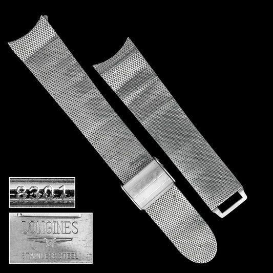 No. b8925 / Longines 18mm Mesh -- 1960s