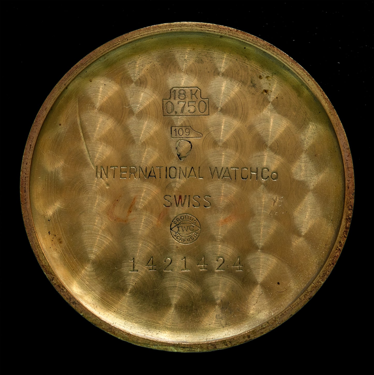 No. 313 / IWC 18k Solid Gold Manual - 1956