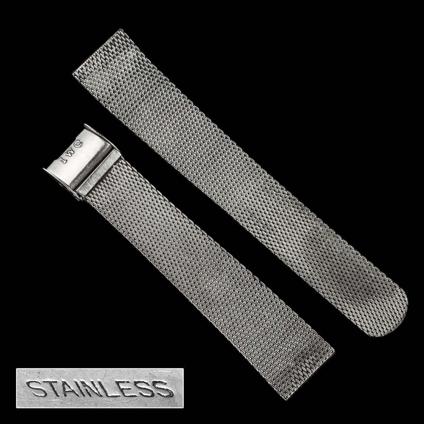 No. b3155 / IWC 19mm Mesh Bracelet - 1960s