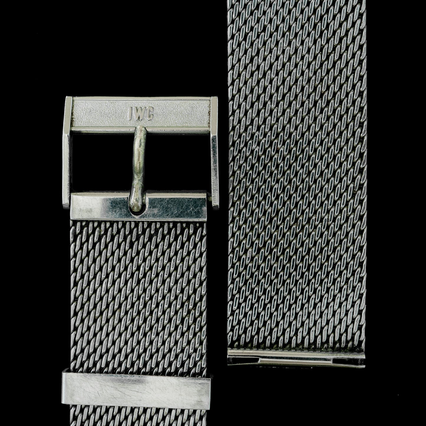 No. b3165 / IWC 18mm Mesh Bracelet - 1960s