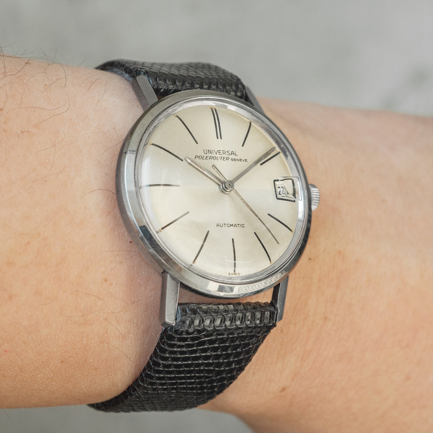 No. 365 / Universal Genève Polerouter with Box - 1959