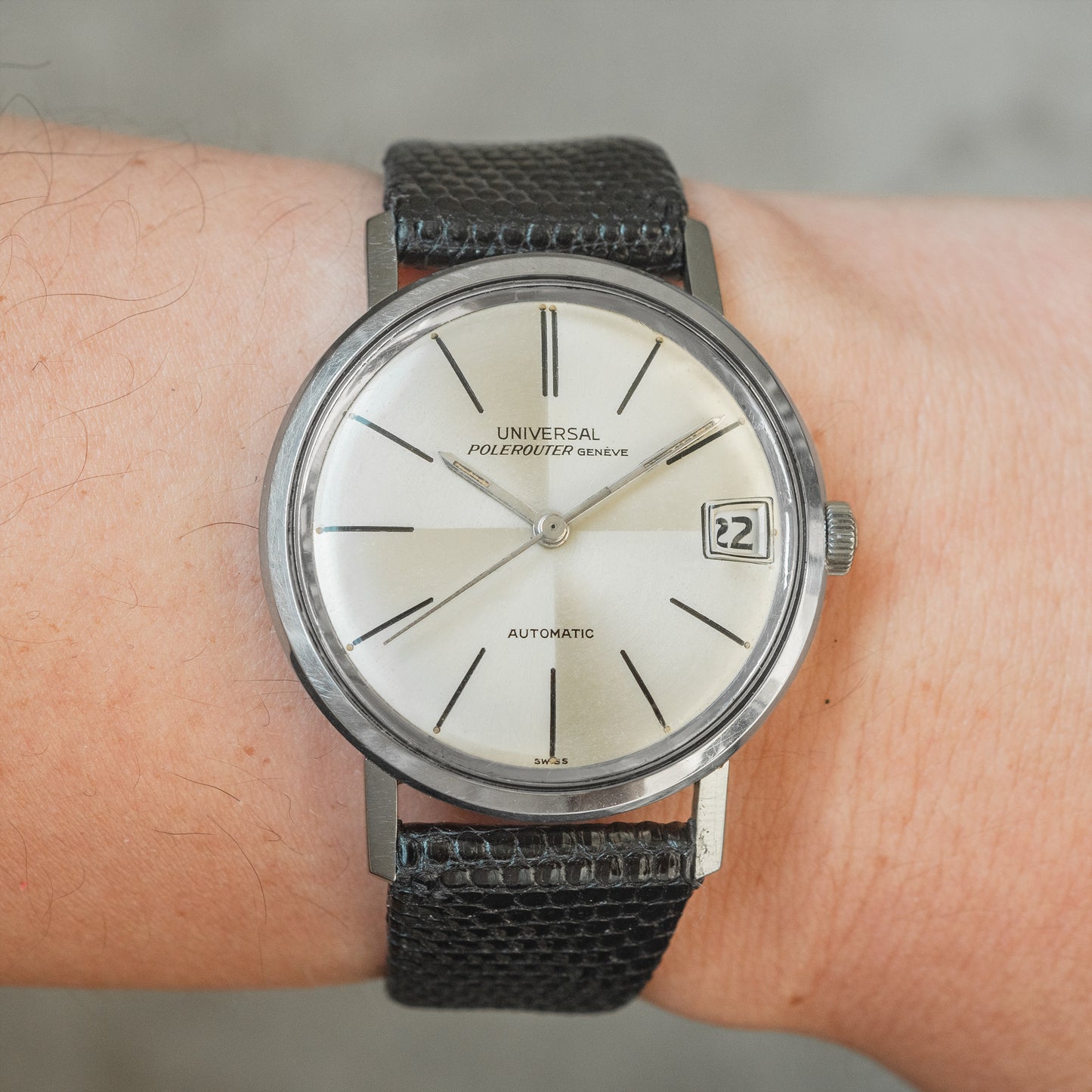 No. 365 / Universal Genève Polerouter with Box - 1959