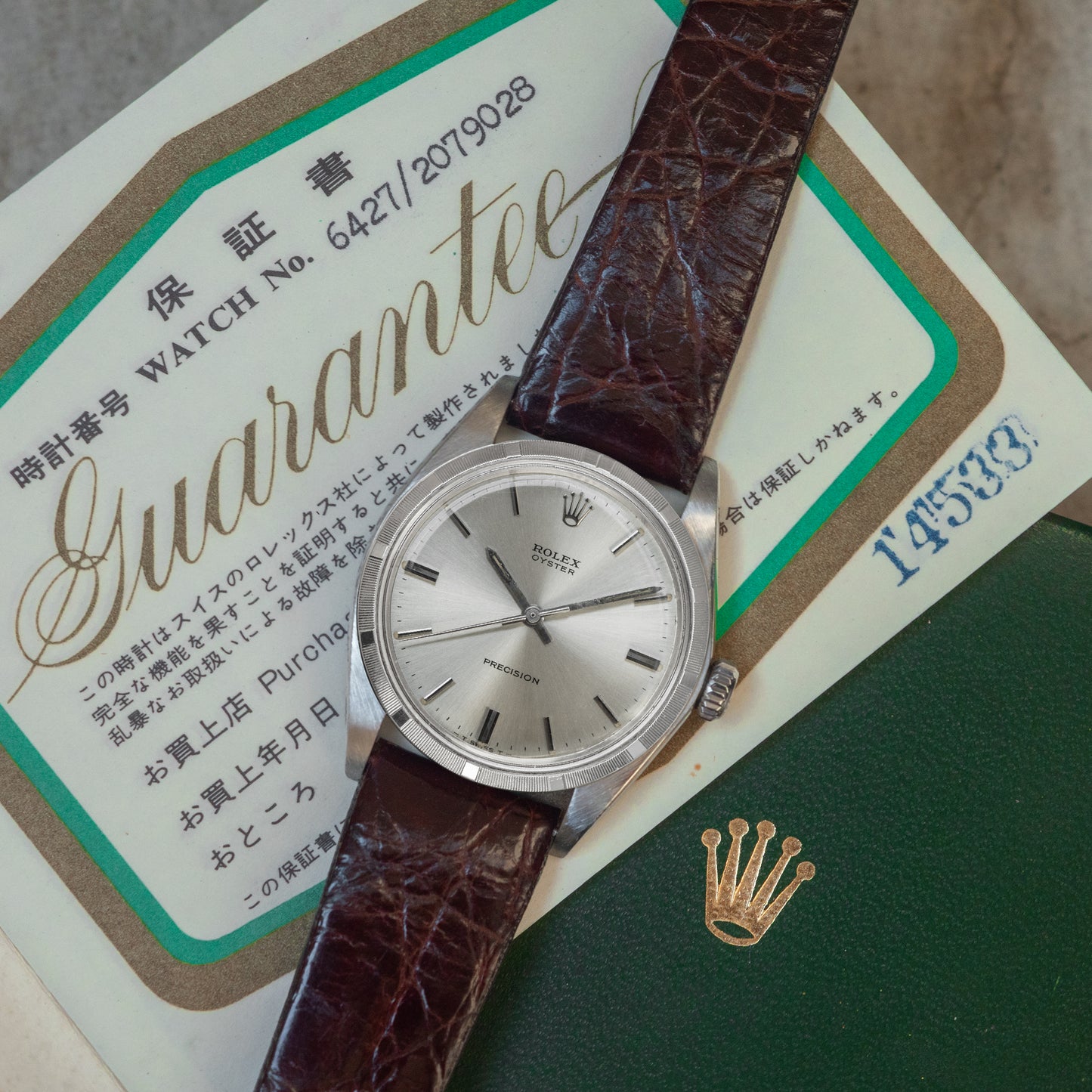 No. 366 / Rolex Oyster Precision with Box and Paper - 1969