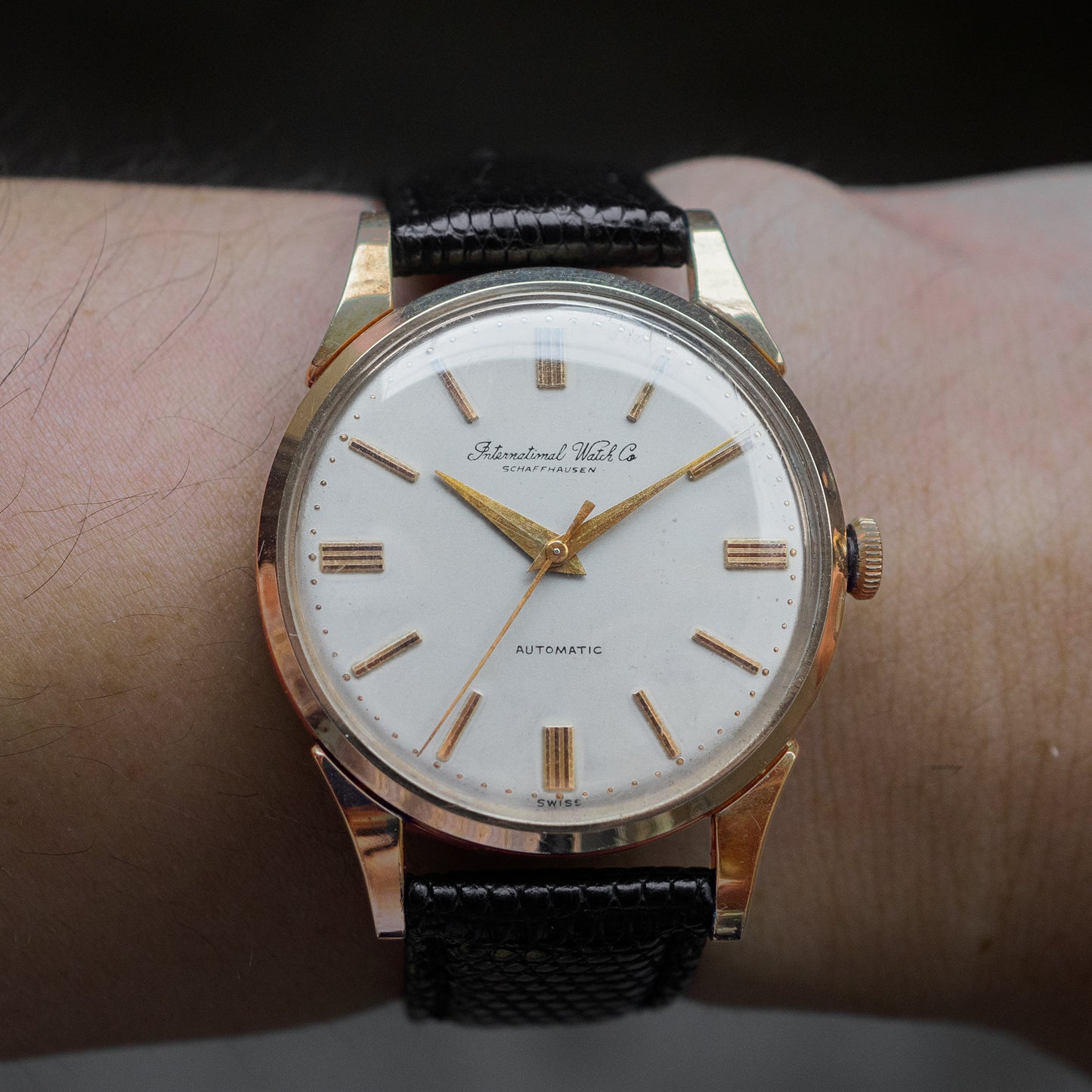 No. 398 / IWC 18k Solid Gold Manual - 1958