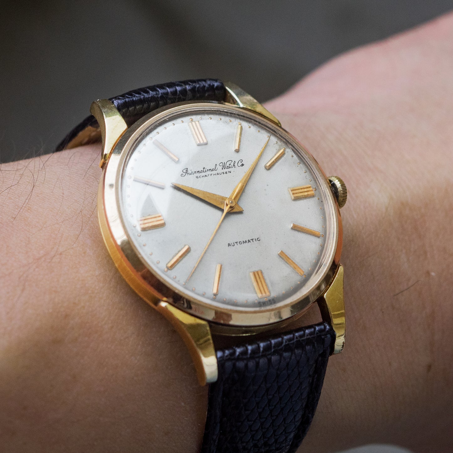 No. 398 / IWC 18k Solid Gold Manual - 1958