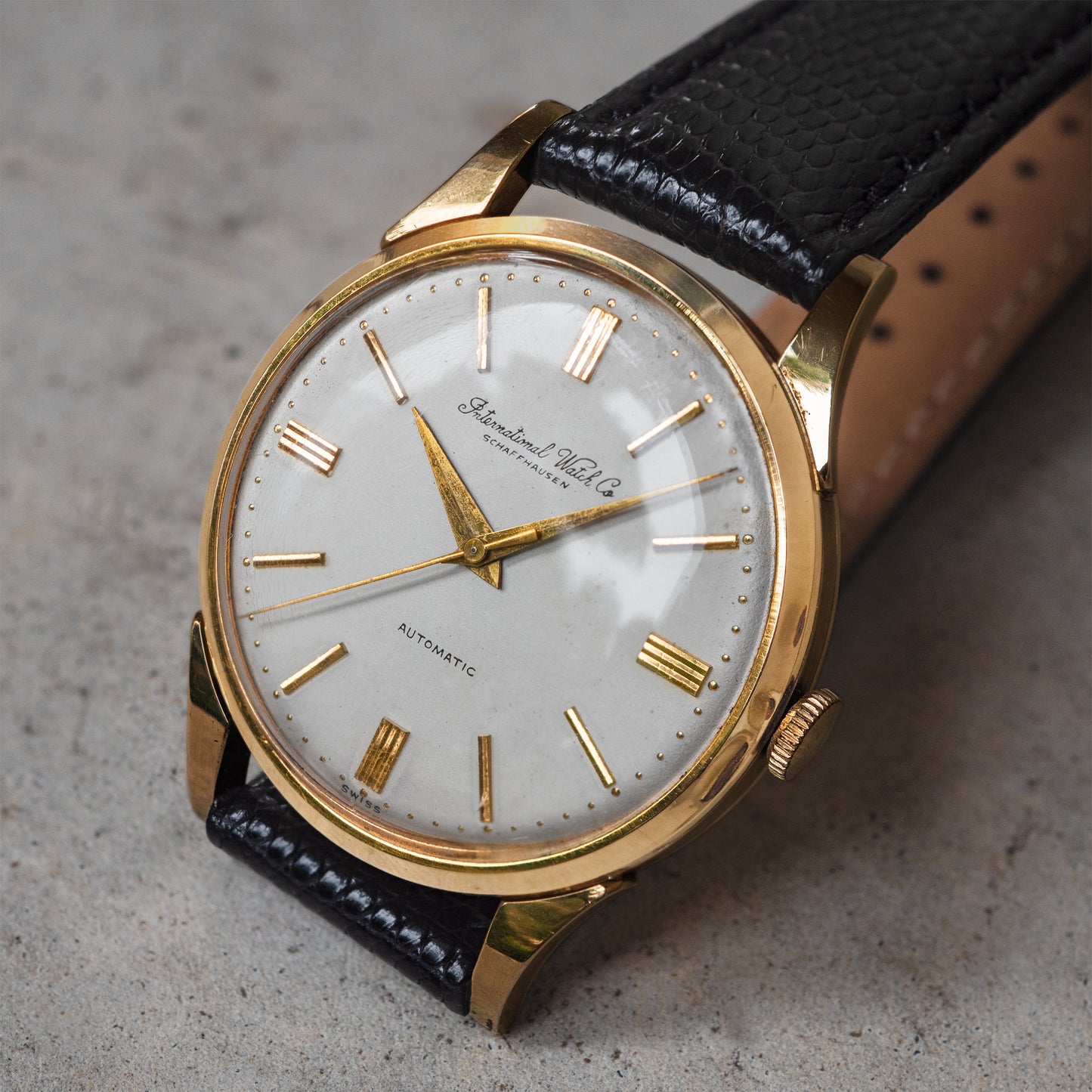 No. 398 / IWC 18k Solid Gold Manual - 1958