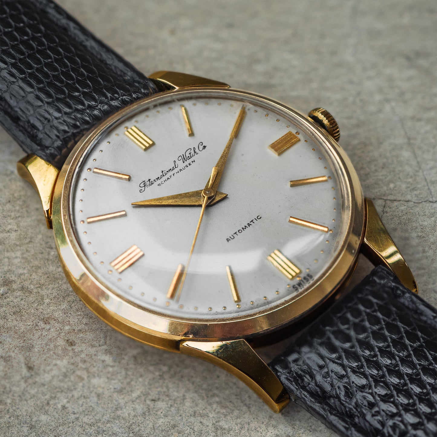 No. 398 / IWC 18k Solid Gold Manual - 1958