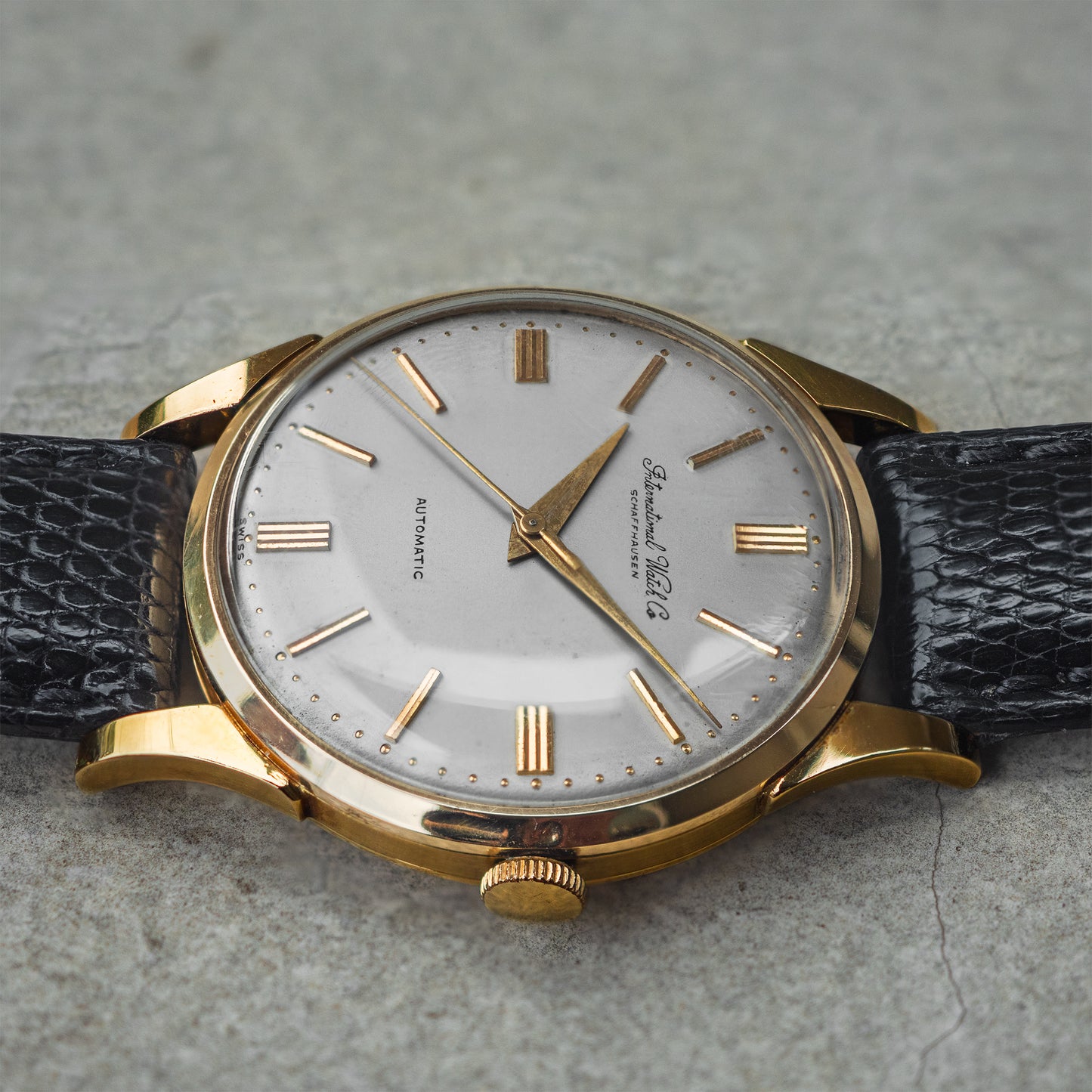 No. 398 / IWC 18k Solid Gold Manual - 1958