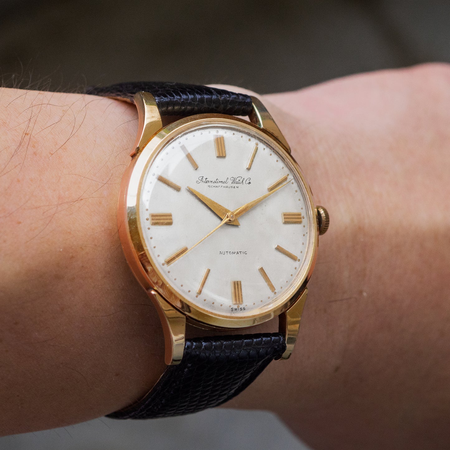No. 398 / IWC 18k Solid Gold Manual - 1958