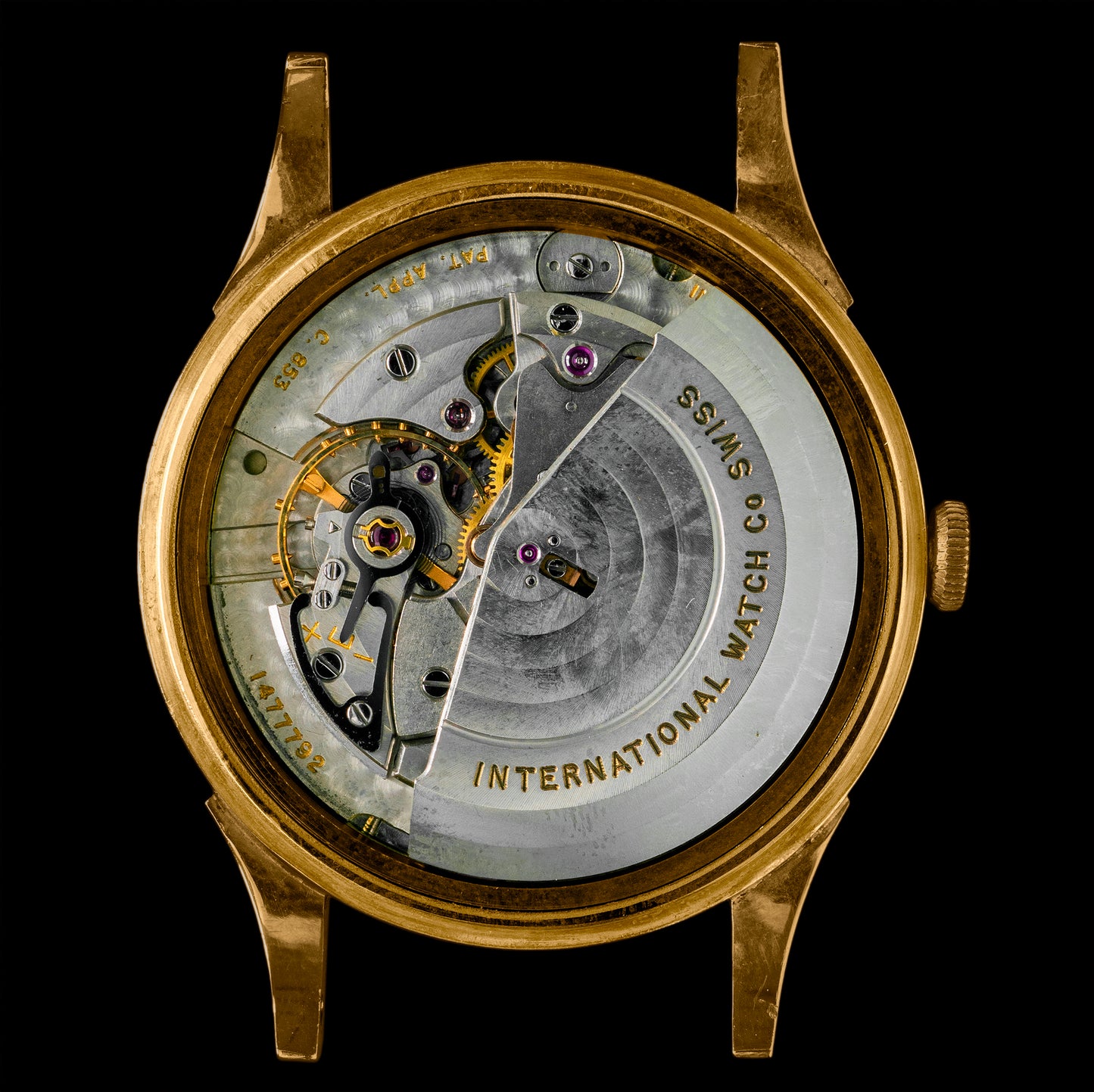 No. 398 / IWC 18k Solid Gold Manual - 1958