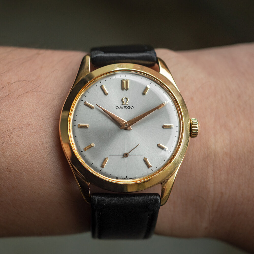 No. 412 / Omega Round 18K Solid Gold - 1950