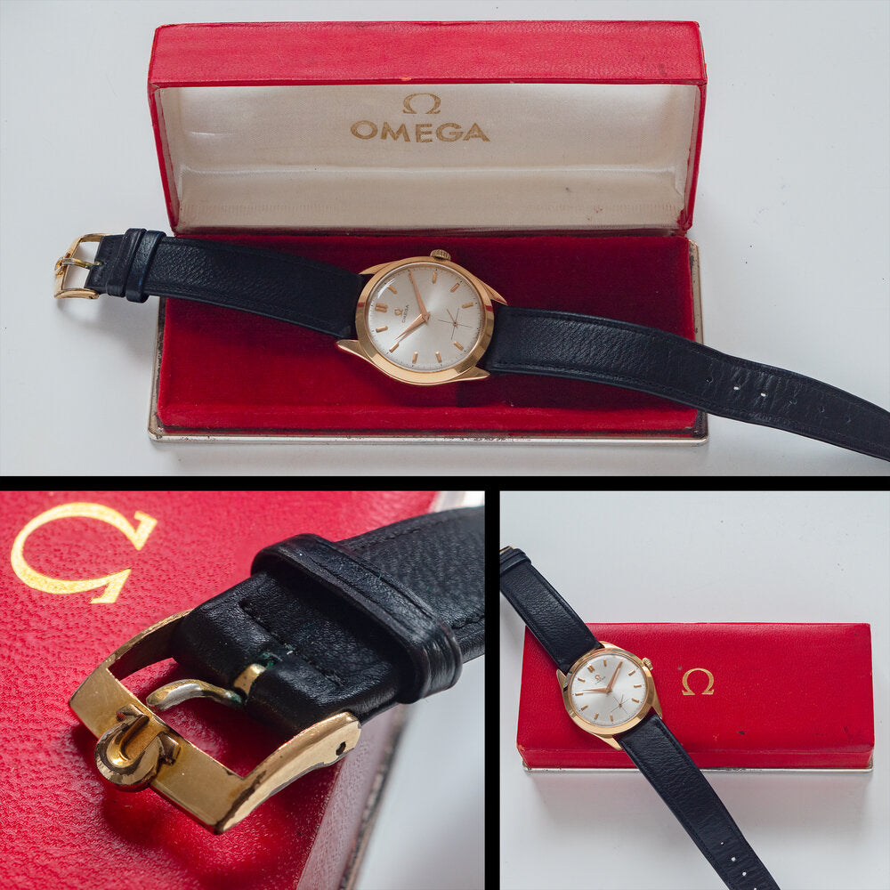 No. 412 / Omega Round 18K Solid Gold - 1950