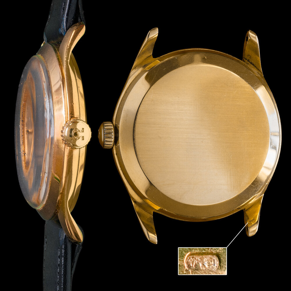 No. 412 / Omega Round 18K Solid Gold - 1950