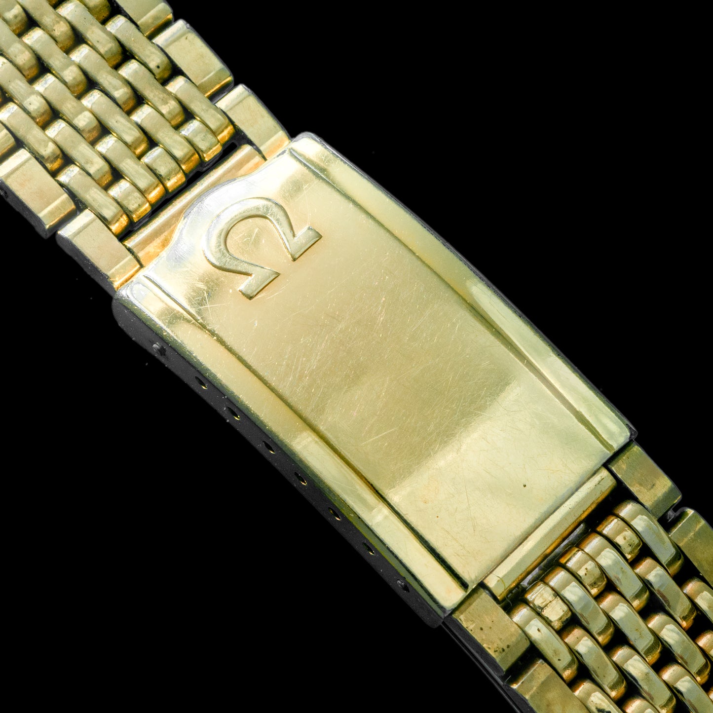 No. b4135 / Omega 18mm GP Bracelet - 1960s
