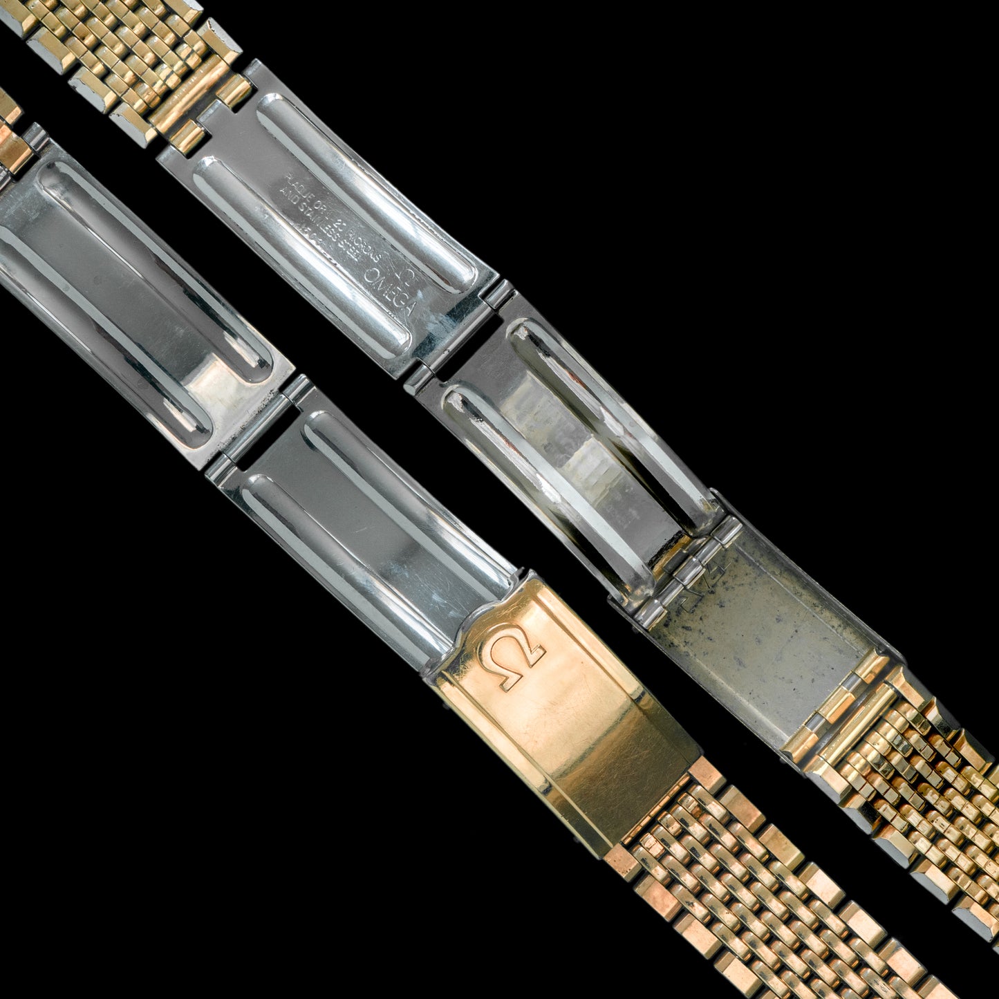 No. b4135 / Omega 18mm GP Bracelet - 1960s