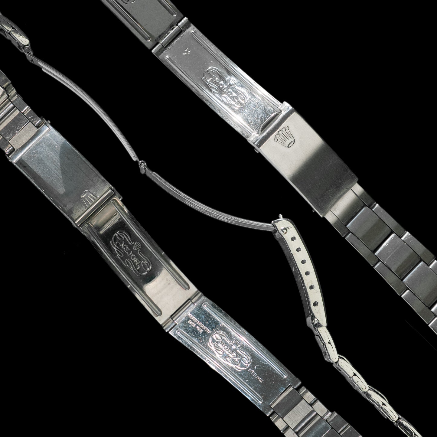 No. b4235 / Rolex 19mm Oyster Bracelet - 1980s