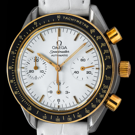 No. 550 / Omega Speedmaster "Two Tones" with Box Set (Serviced) - 1993