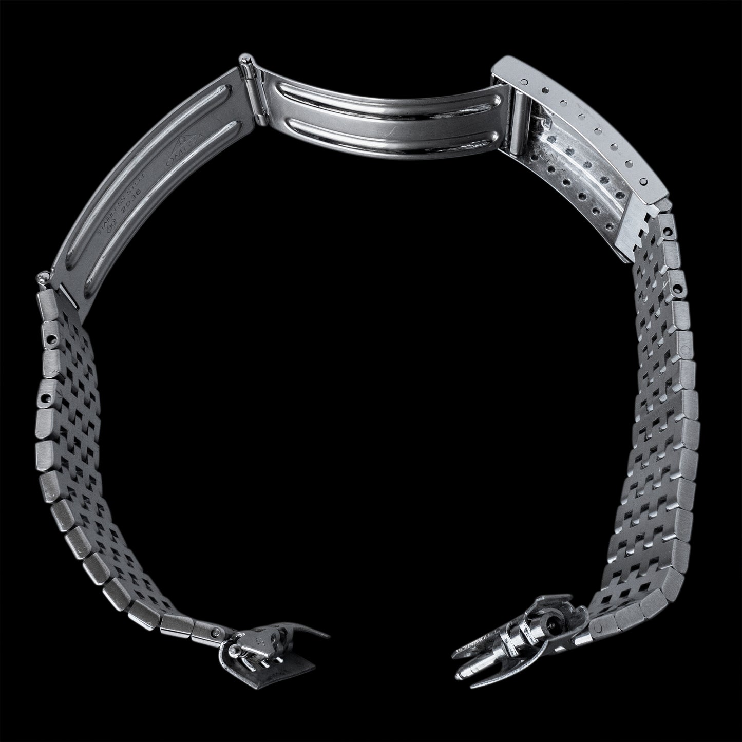 No. b5715 / Omega 19mm Bracelet - 1960s