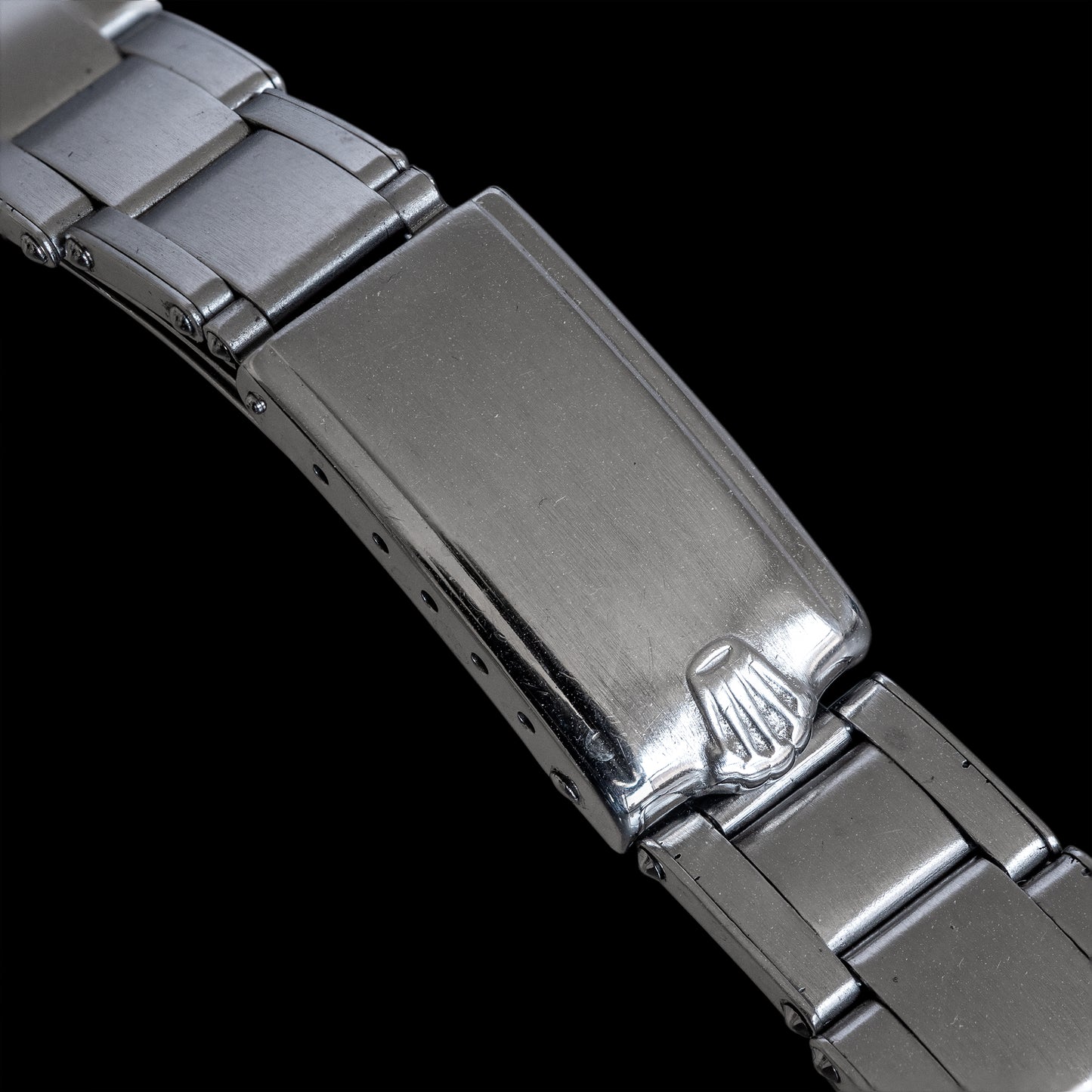 No. b5755 / Rolex 19mm Rivet Bracelet - 1960s