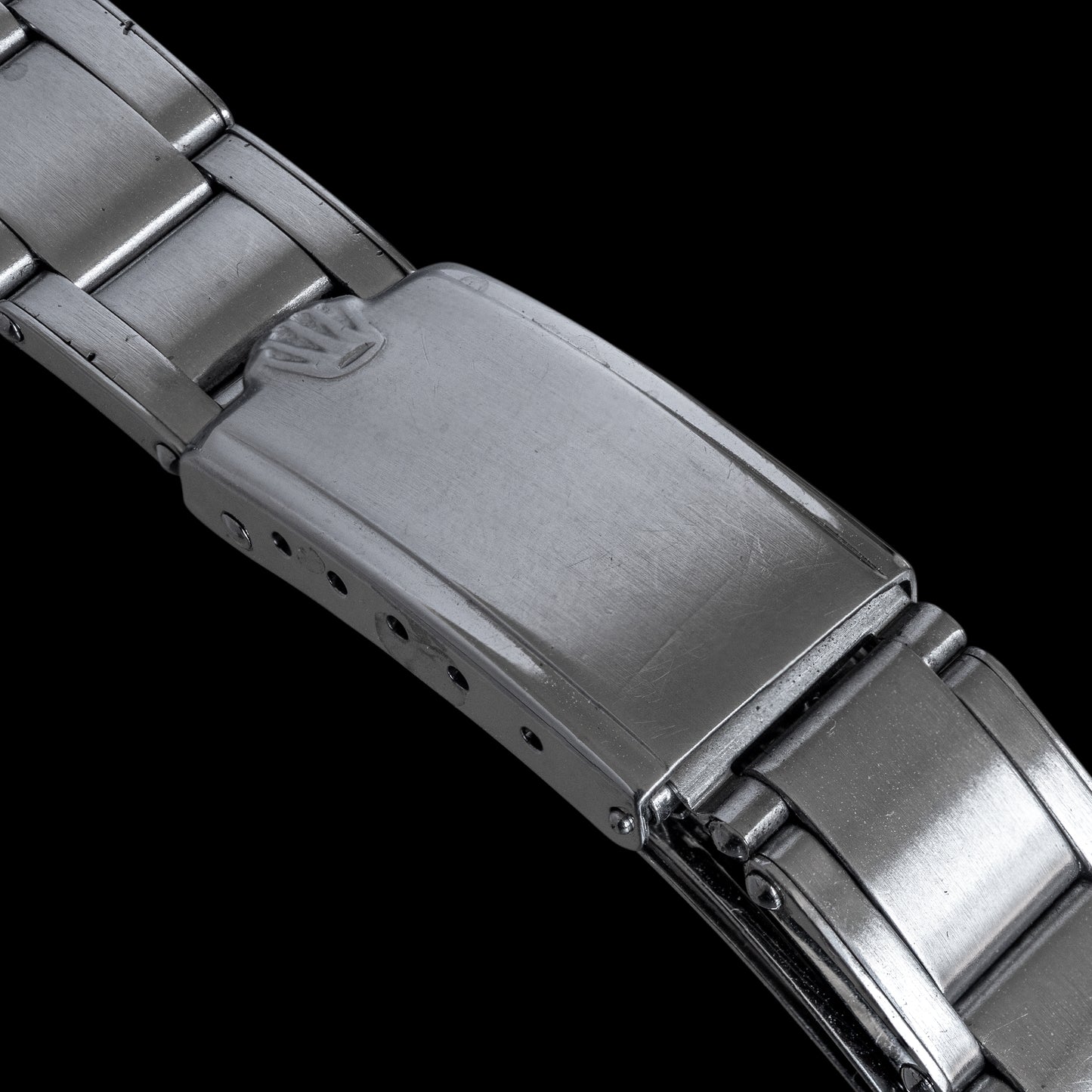 No. b5755 / Rolex 19mm Rivet Bracelet - 1960s