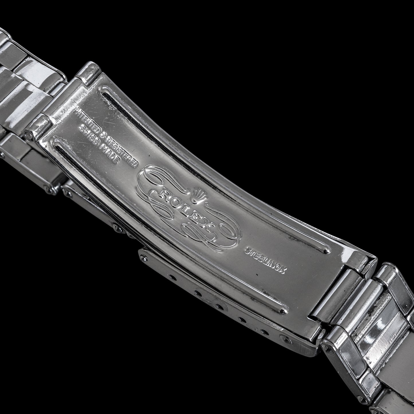 No. b5755 / Rolex 19mm Rivet Bracelet - 1960s