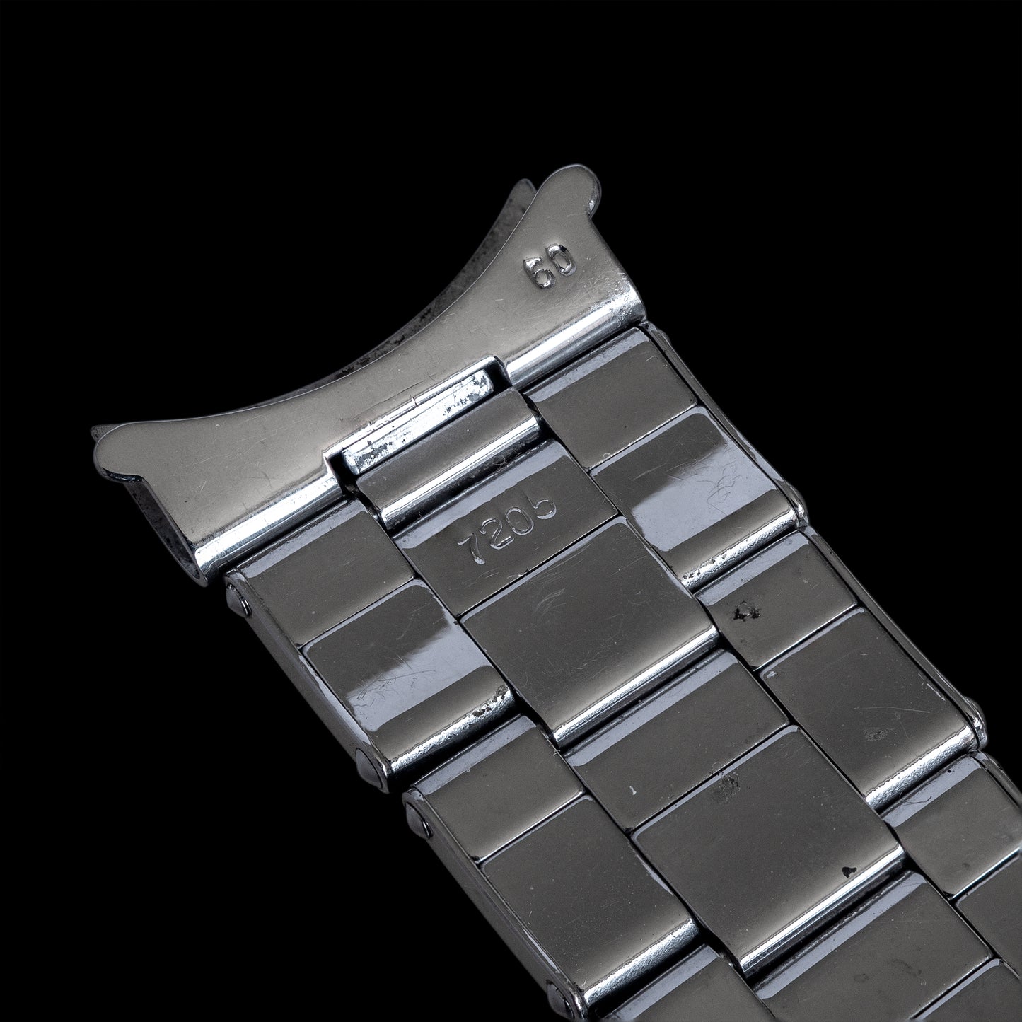 No. b5755 / Rolex 19mm Rivet Bracelet - 1960s