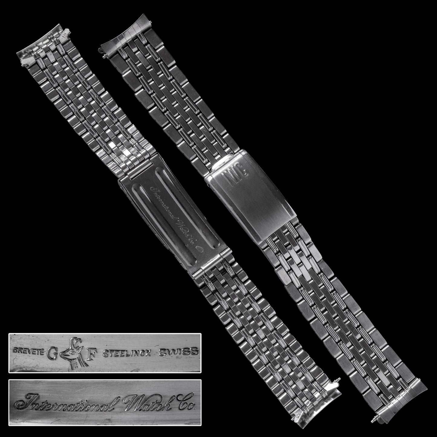 No. b5815 / IWC 18mm Gay Frères Bracelet - 1960s