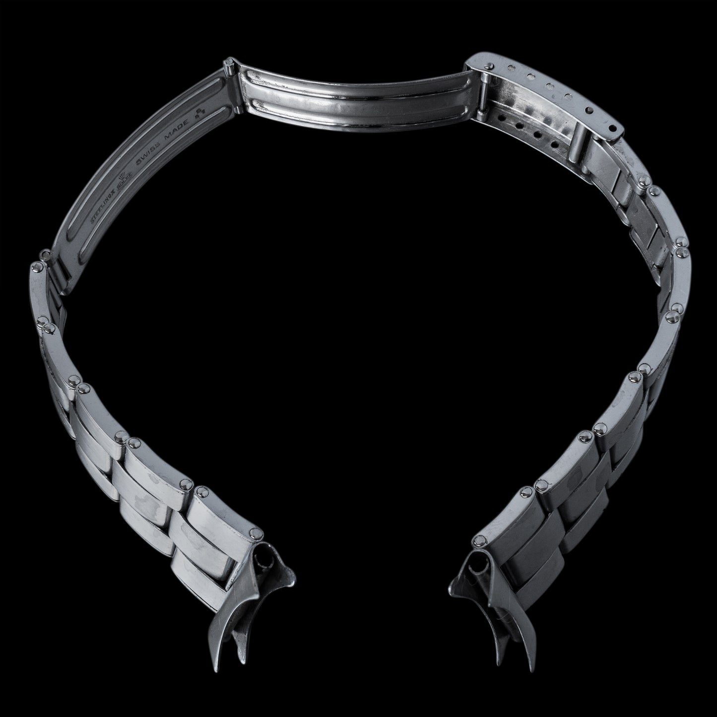 No. b5835 / Rolex 19mm Rivet Bracelet - 1950s