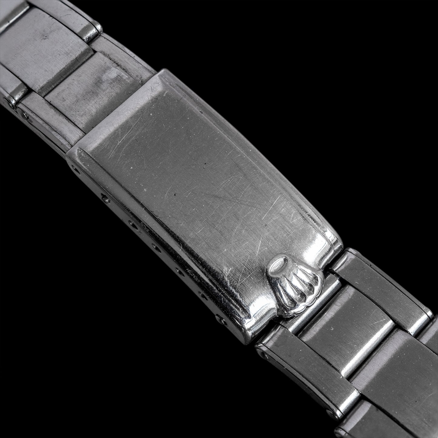 No. b5835 / Rolex 19mm Rivet Bracelet - 1950s