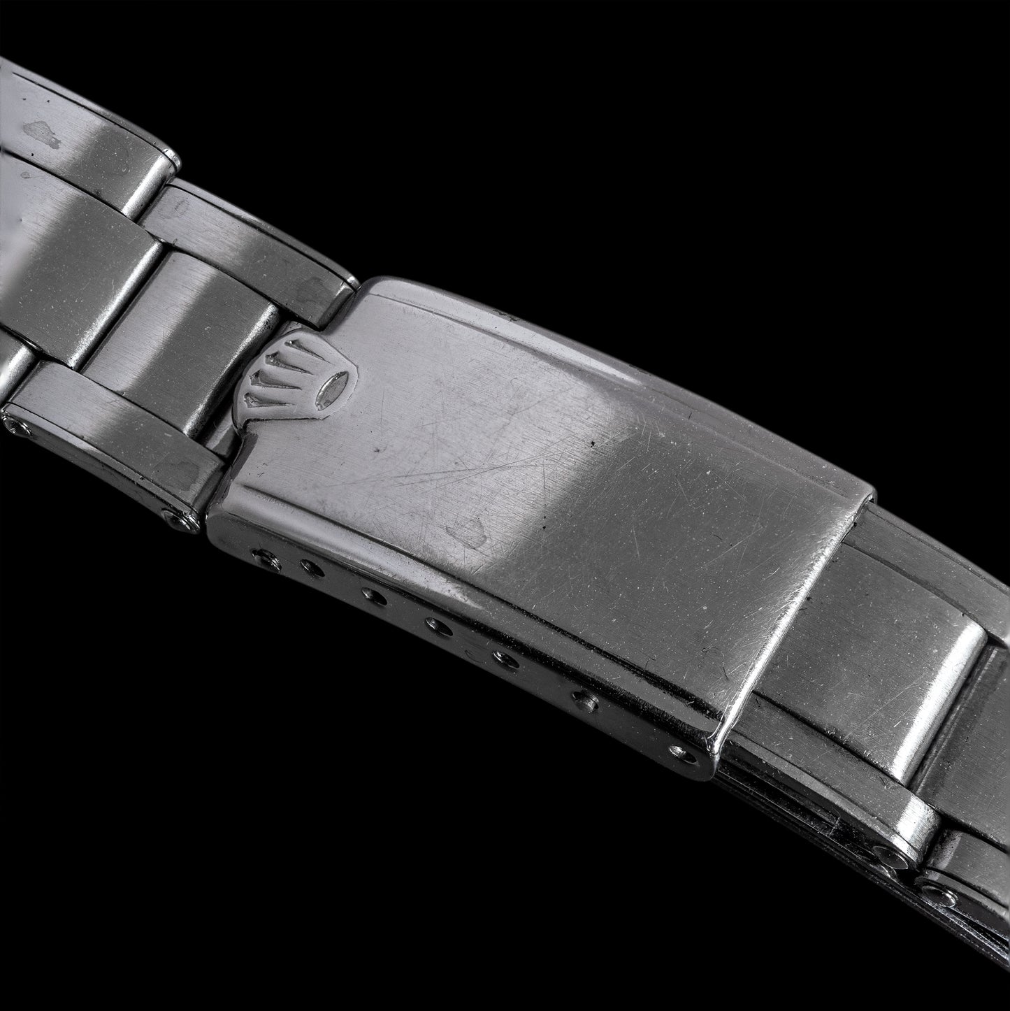 No. b5835 / Rolex 19mm Rivet Bracelet - 1950s
