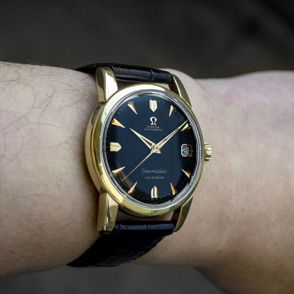 No. 589 / Omega Seamaster Calendar "Arrowhead" - 1958