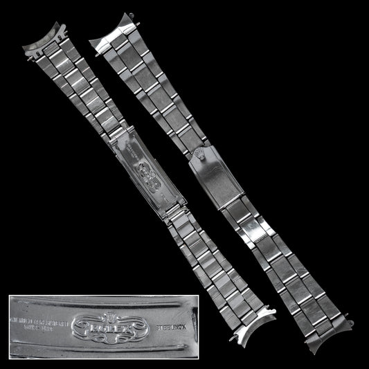 No. b5945 / Rolex 19mm Oyster Bracelet - 1960s