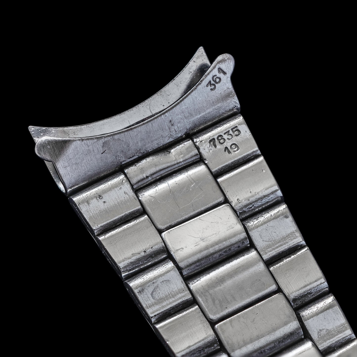 No. b6085 / Rolex 19mm Oyster Bracelet - 1977