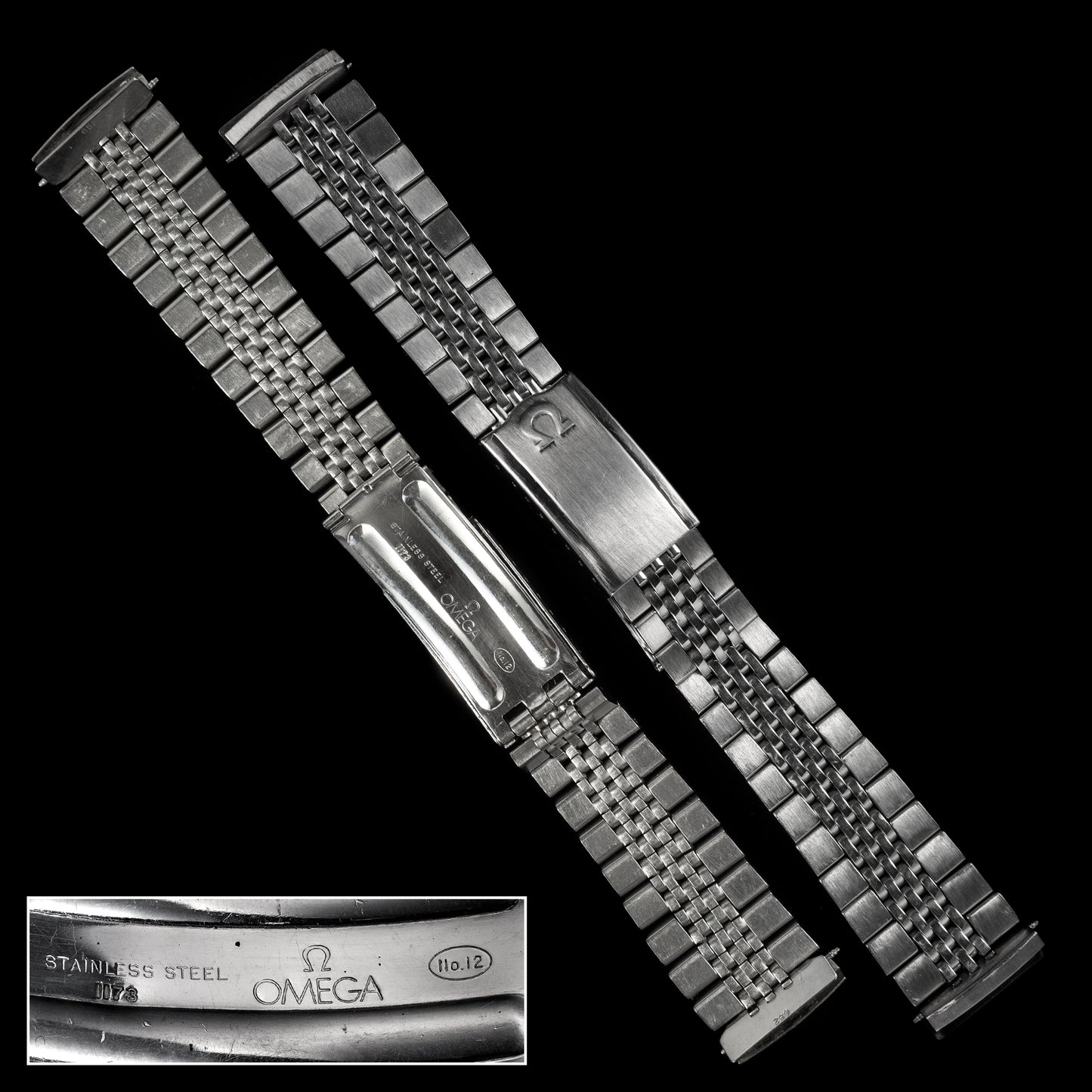 No. b6615 / Omega 20mm Bracelet - 1960s
