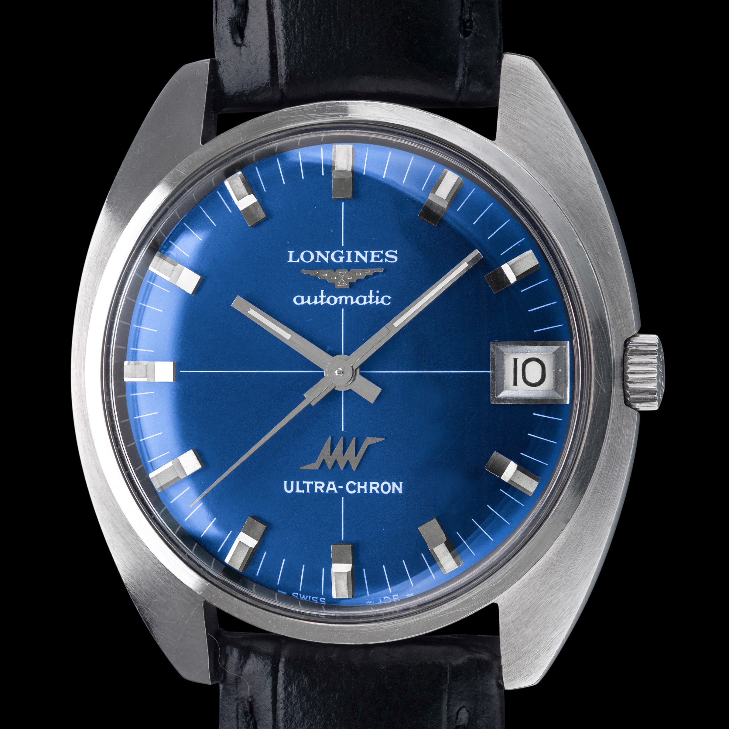 (597) OH済 ロンジン ウルトラクロン 1974年 レアクロスヘア文字盤 No. 597 / Longines Ultra-Chron (Serviced) - 1974 – From Time To Times