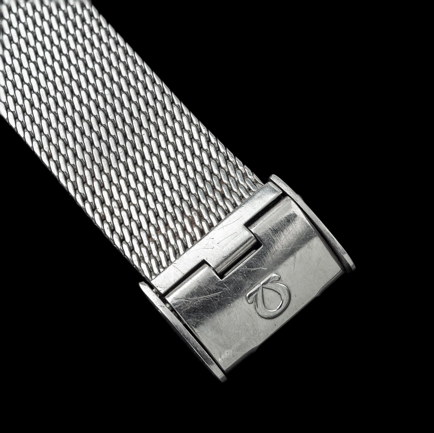 No. b7145 / Omega 18mm Mesh Bracelet - 1960s