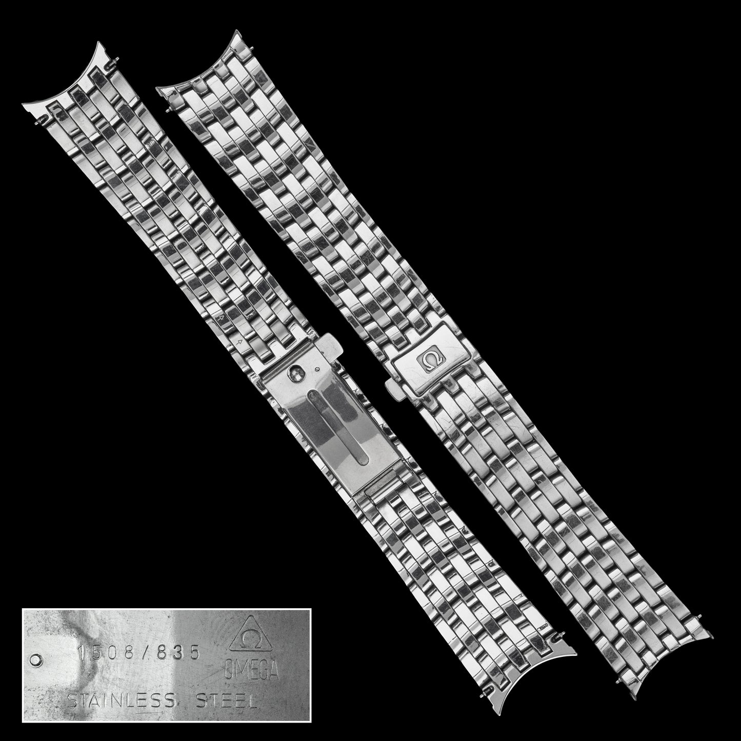 No. b8235 / Omega 19mm Bracelet - 1990s