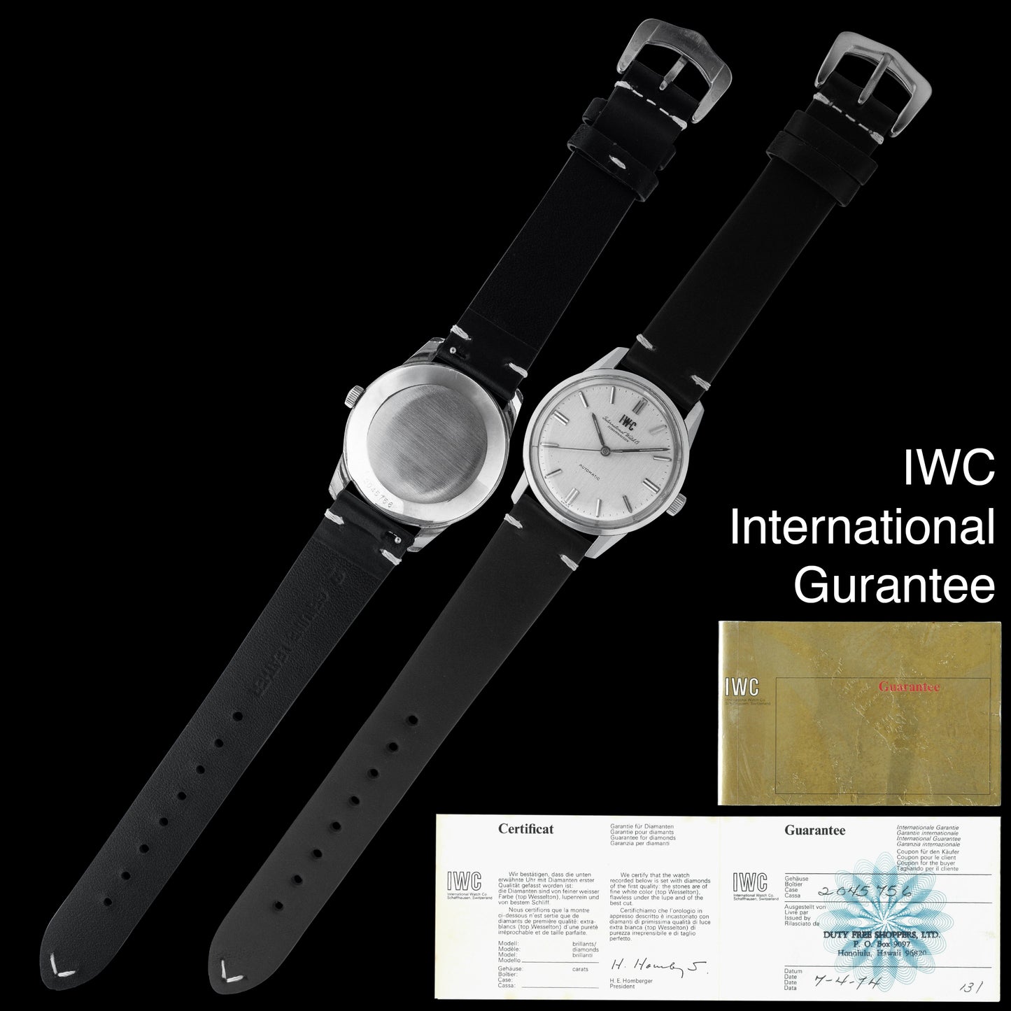 No. 824 / IWC Automatic with paper - 1971