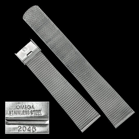 No. 833 / Omega 20mm Mesh Bracelet - 1960s