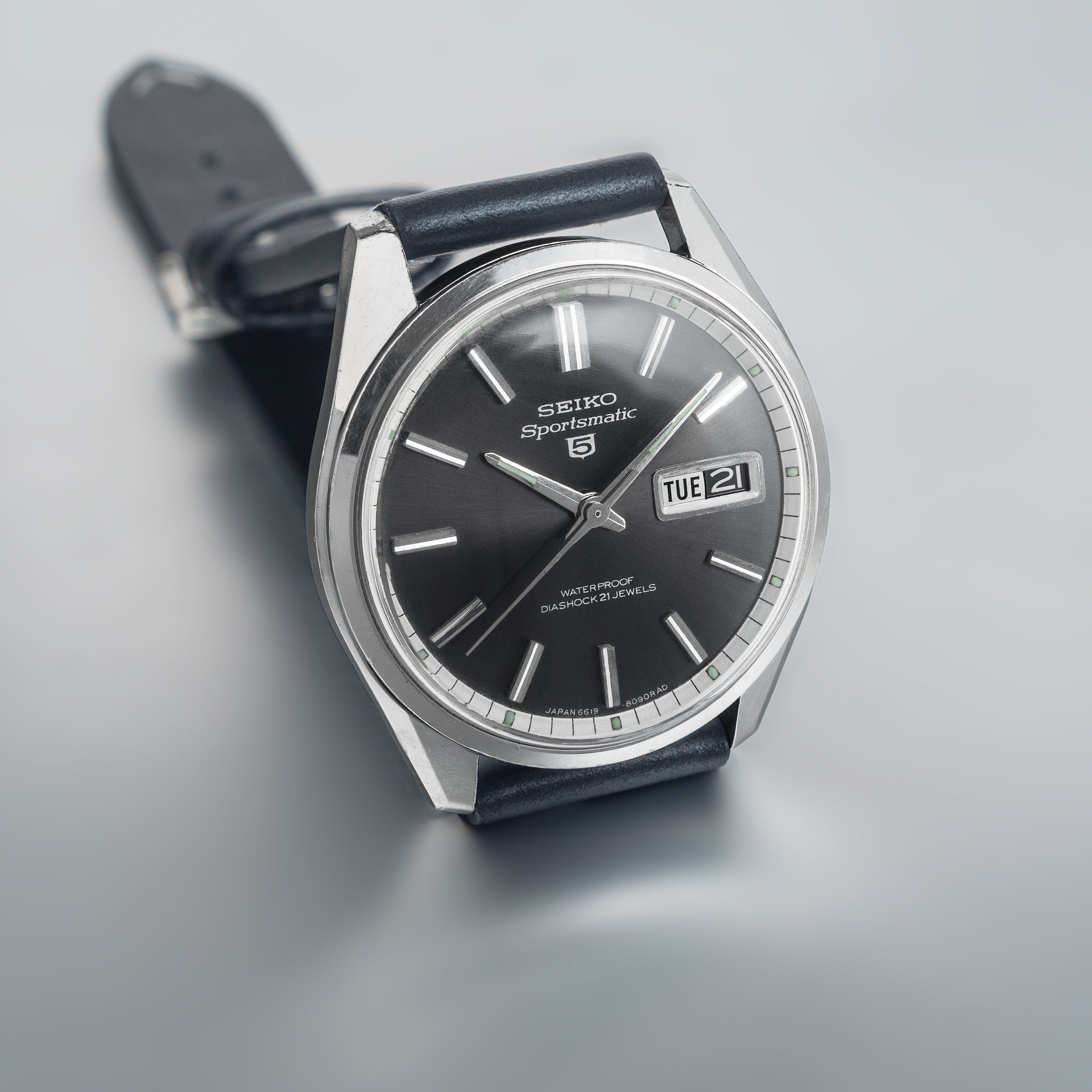 SEIKO Sportmatic 5 アンティーク 自動巻 60s SEIKO Sportsmatic 5 自動巻 風防換済 日本製 腕時計 セイコー