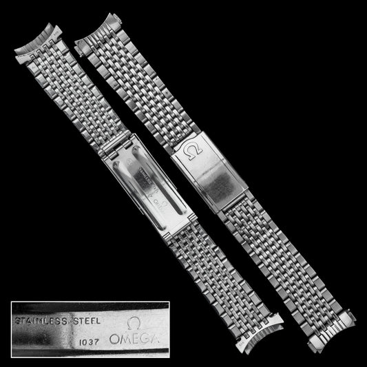 No. b8525 / Omega 18mm Bracelet - 1960s